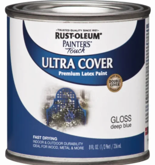 Rust-Oleum Painters Touch Ultra Cover Gloss Deep Blue Protective Enamel Indoor and Outdoor 250 g/L (Pack of 6)