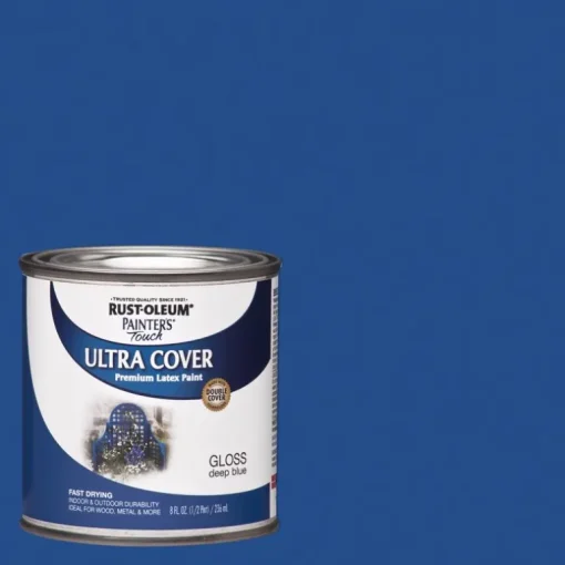 Rust-Oleum Painters Touch Ultra Cover Gloss Deep Blue Protective Enamel Indoor and Outdoor 250 g/L (Pack of 6)