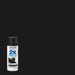 Rust-Oleum Painter's Touch Ultra Cover Gloss Black Spray Paint 12 oz. (Pack of 6)