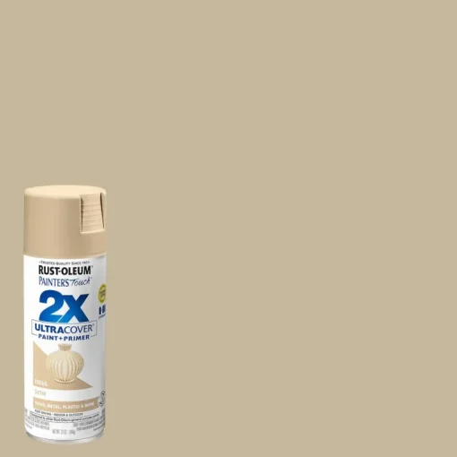 Rust-Oleum Painter's Touch Ultra Cover Satin Fossil Spray Paint 12 oz.