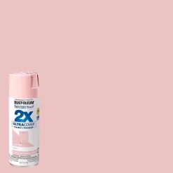 Rust-Oleum Painter's Touch 2X Ultra Cover Gloss Candy Pink Paint+Primer Spray Paint 12 oz