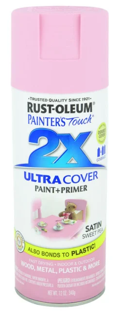 Rust-Oleum Painter's Touch Ultra Cover Satin Sweet Pea Spray Paint 12 oz.