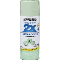 Rust-Oleum Painters Touch 2X Gloss Modern Mint Spray Paint 12 oz. (Pack of 6)