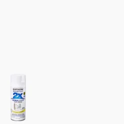 Rust-Oleum Painter's Touch Ultra Cover Satin Blossom White Spray Paint 12 oz. (Pack of 6)