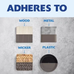 Rust-Oleum Painter's Touch Satin London Gray Smooth Fast Dry Spray Paint 12 oz. (Pack of 6)