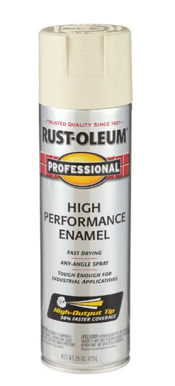 Rust-Oleum Professional Almond Spray Paint 15 oz (Pack of 6)