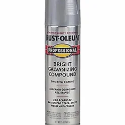 Rust-Oleum Professional Galvanized Bright Gray Galvanizing Compound Spray 20 oz. (Pack of 6)