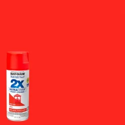 Rust-Oleum Red Painter's Touch 2X Ultra Cover Satin Poppy Multi-Purpose Spray Paint 12 oz.