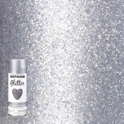 Rust-Oleum Specialty Glitter Silver Spray Paint 10.25 oz.