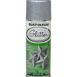 Rust-Oleum Specialty Glitter Silver Spray Paint 10.25 oz. (Pack of 6)