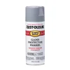 Rust-Oleum Stops Rust Gloss Smoke Gray Spray Paint 12 oz. (Pack of 6)