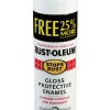 Rust-Oleum Stops Rust Gloss White Spray Paint 15 oz (Pack of 6)