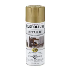 Rust-Oleum Stops Rust Gold Rush Metallic Spray Paint 11 oz.