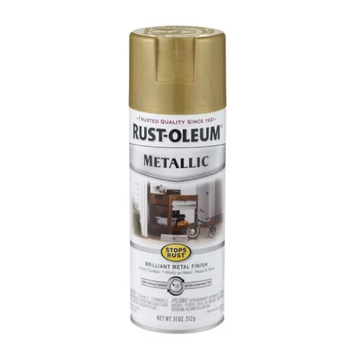 Rust-Oleum Stops Rust Gold Rush Metallic Spray Paint 11 oz.