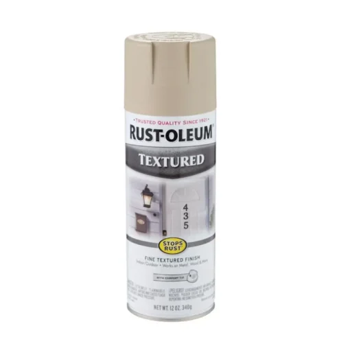 Rust-Oleum Stops Rust Textured Sandstone Spray Paint 12 oz. (Pack of 6)