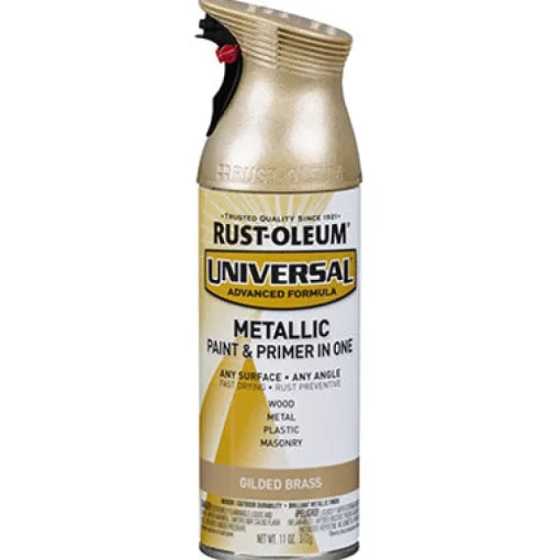 Rust-Oleum Universal Metallic Gilded Brass Spray Paint 11 oz.