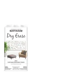 Rust-Oleum White Dry Erase Paint Kit 16 Oz. (Pack Of 2)