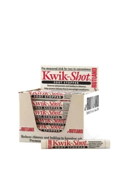 Rutland Kwik-Shot Easy-to-Use Creosote Remover Soot Stopper 3 oz. (Pack of 36)