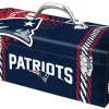 Sainty International Multicolored Steel Art Deco Tool Box 16.25 L x 7.75 H x 7.1 W in.