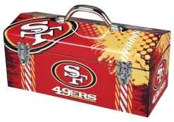 Sainty International San Francisco 49ers Art Deco Tool Box 7.7 H x 7.1 W x 16.2 L in.