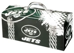Sainty International Windco Steel New York Jets Art Deco Tool Box 33 lbs. Capacity 7.1 W x 7.75 H in.