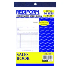 SALES BOOK 7-7/8X5-1/2"