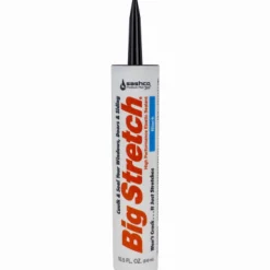 Sashco Big Stretch Black Acrylic Latex Caulk 10.5 oz. (Pack of 12)