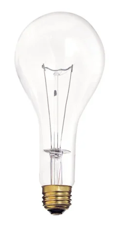 Satco 300 W PS25 A-Line Incandescent Bulb E26 (Medium) Warm White 1 pk