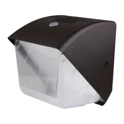 Satco Nuvo 8.44 in. H X 8.5 in. W X 7.45 in. L Bronze Wall Pack