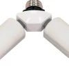 Satco Plastic 150W Medium Base Twin Light Socket Adapter 2 H x 4.5 W in.