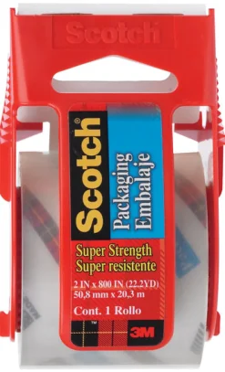 Scotch 142 2 Clear Scotch Packaging Tape With Sure Start Dispenser