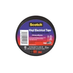 Scotch 3/4 in. W X 66 ft. L Black Vinyl Electrical Tape