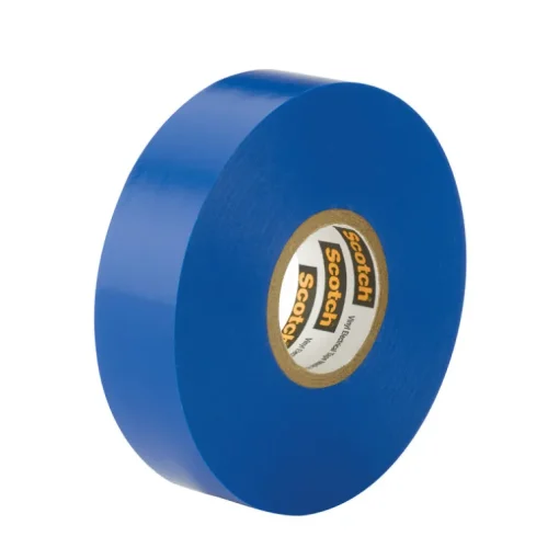 Scotch 3/4 in. W x 66 ft. L Blue Vinyl Electrical Tape (Pack of 10)