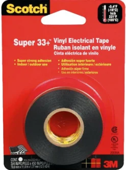 Scotch 3/4 in. W x 450 in. L Black Vinyl Electrical Tape (Pack of 6)