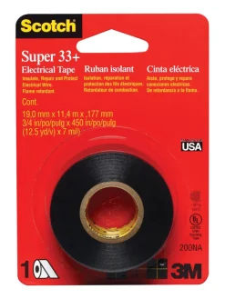 Scotch 3/4 in. W x 450 in. L Black Vinyl Electrical Tape (Pack of 6)
