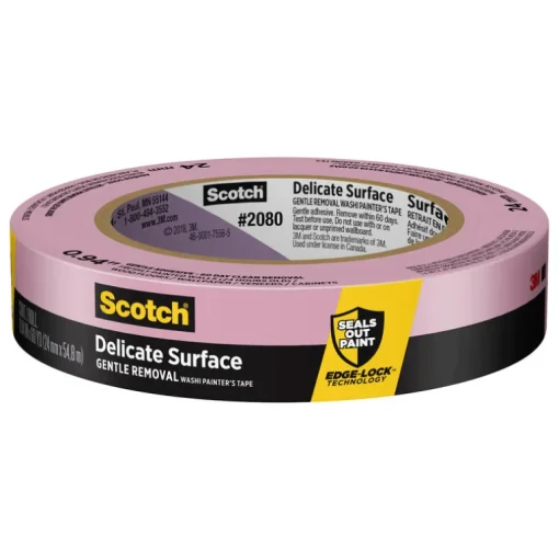 Scotch 0.94 in. W X 60 yd L Purple Medium Strength Painter's Tape 1 pk