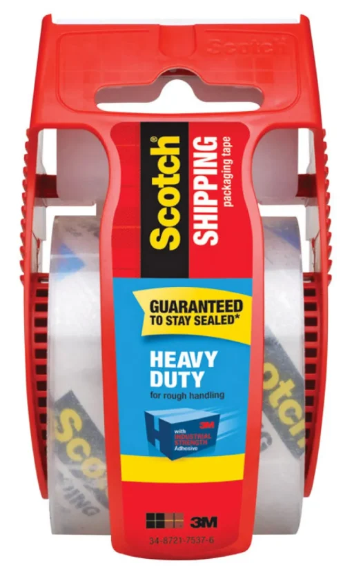 Scotch Heavy Duty Packaging Tape Clear (Pack of 6)