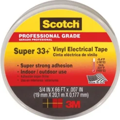 Scotch Super 33+ 3/4 in. W X 66 ft. L Black Vinyl Electrical Tape
