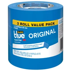 ScotchBlue 1.41 in. W X 60 yd L Blue Medium Strength Original Painter's Tape 3 pk