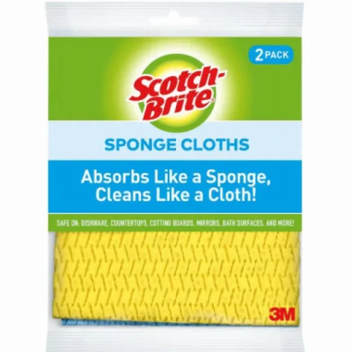 Scotch-Brite Delicate, Light Duty Scrubbing Cloths For All Purpose 6.8 in. L 2 pk (Pack of 12)