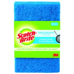 Scotch-Brite Non-Scratch Scouring Pad For Multi-Purpose 6 in. L 3 pk
