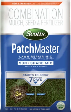 Scotts PatchMaster Mixed Sun or Shade Grass Spot Repair Seed 10 lb