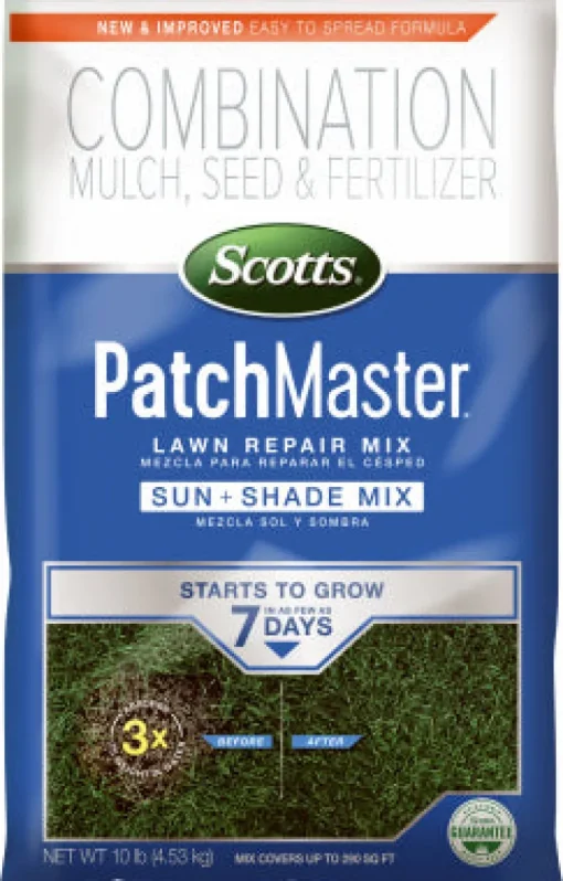 Scotts PatchMaster Mixed Sun or Shade Grass Spot Repair Seed 10 lb