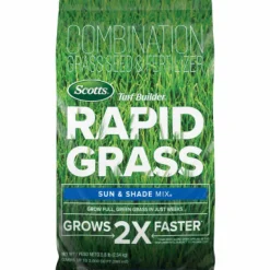 Scotts Turf Builder Rapid Grass Mixed Sun or Shade Grass Seed and Fertilizer 5.6 lb