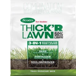 Scotts Turf Builder Tall Fescue Grass Sun or Shade Grass Seed and Fertilizer 12 lb