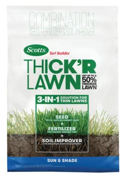 Scotts Turf Builder ThickR Lawn All-Purpose Lawn Fertilizer For Sun/Shade Mix 4000 sq ft