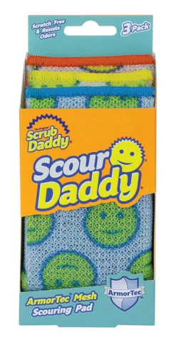 Scrub Daddy Scour Daddy Heavy Duty Sponge For Household 3 Pk
