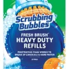 Scrubbing Bubbles Fresh Brush 1.8 in. W Scrub Brush Refill