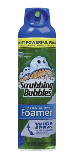 Scrubbing Bubbles Mega Shower Foamer No Scent Bathroom Cleaner 20 oz. Foam (Pack of 8)