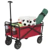 Seina Road Warrior Polyester Fabric Utility Cart 3.6 cu ft